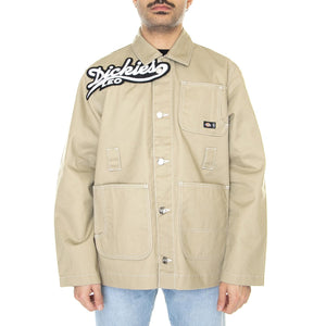 Leo x Dickies Jacket Khaki - Giacca Estiva Uomo Beige DK0A4XXOKHK1  DICKIES 