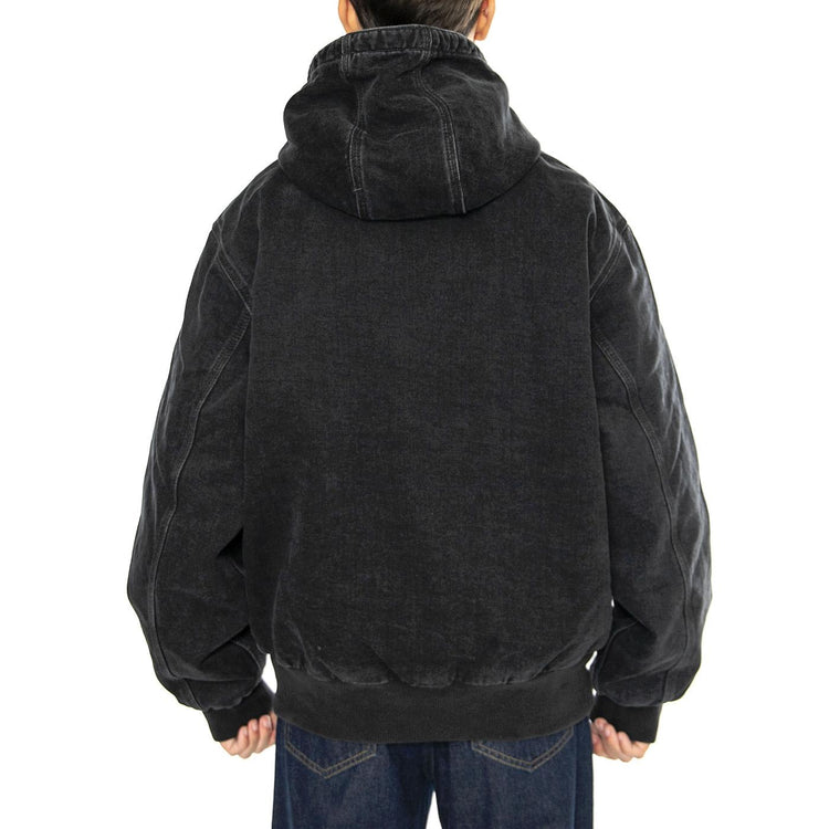 OG Active Rivet Jacket Black - Giacca con Cappuccio Uomo Nera I034316.8906  CARHARTT WIP 