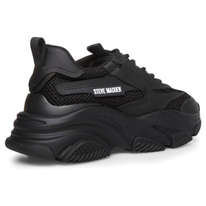 Possession Black + Mesh - Scarpe Stringate Profilo Basso Donna Nere SMPPOSSESSION-BLA  STEVE MADDEN 