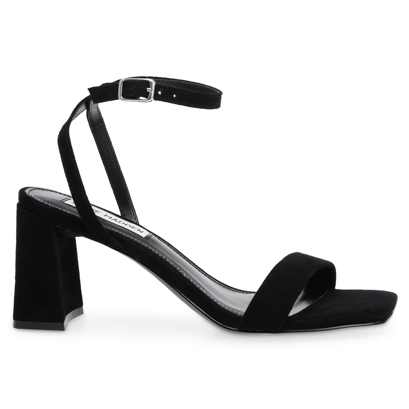 Luxe Black Suede - Sandali Donna Neri SMSLUXE-BLKS  STEVE MADDEN 