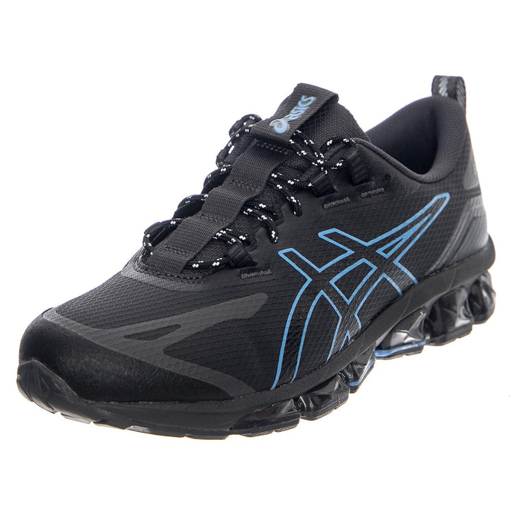 Gel-Quantum 360 VII Black / Azul Blue - Scarpe Stringate Profilo Basso Uomo Nere 1201A881-003  ASICS 