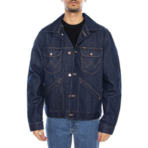 124MJ Rinse Jacket - Giacca Denim Jeans Uomo Blu 112341042-BLUE  WRANGLER 
