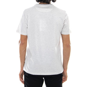 Denny Slim Marl - Chalk White - Maglietta Girocollo Uomo Bianca F4KS70X3-110  FARAH 