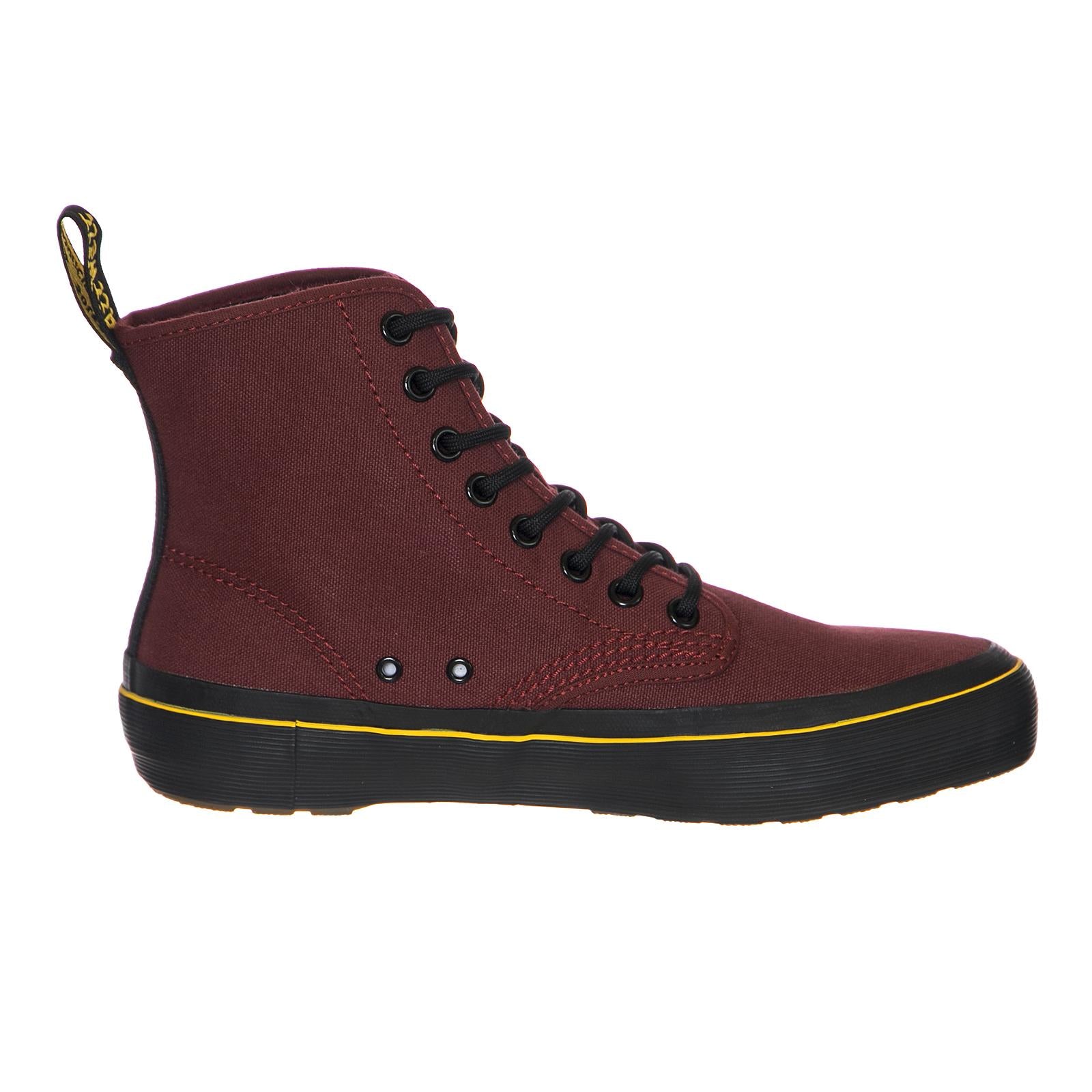 MONET CHERRY RED/ BLACK CANVAS DMSMONCBCV21968600  DR.MARTENS 