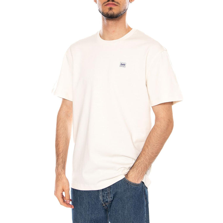 WORKWEAR TEE NATURAL - Maglietta Girocollo Uomo Bianca 112376606 WHT LEE 
