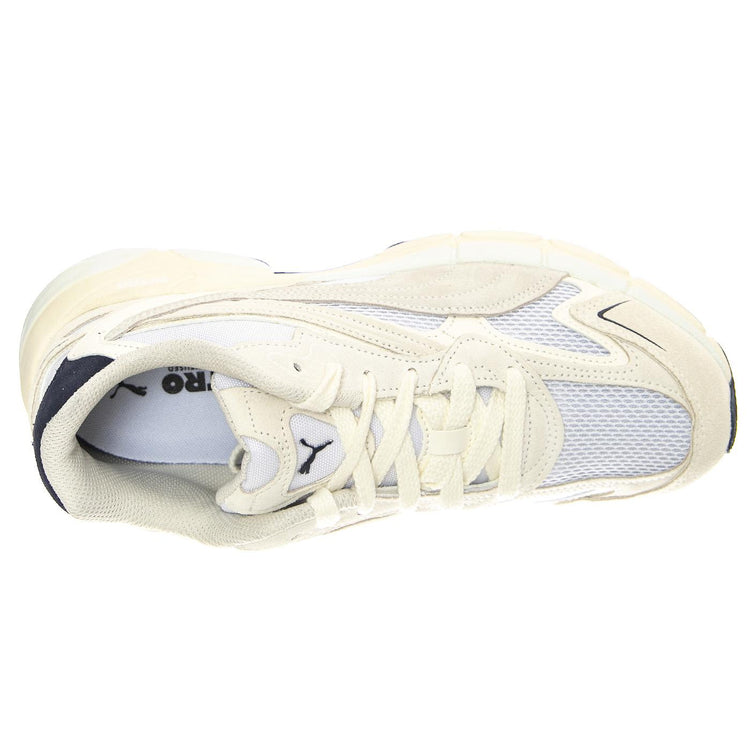 Teveris Nitro Warm White / Parisian Night - Scarpe Stringate Profilo Basso Uomo Bianche 388774-10  PUMA 