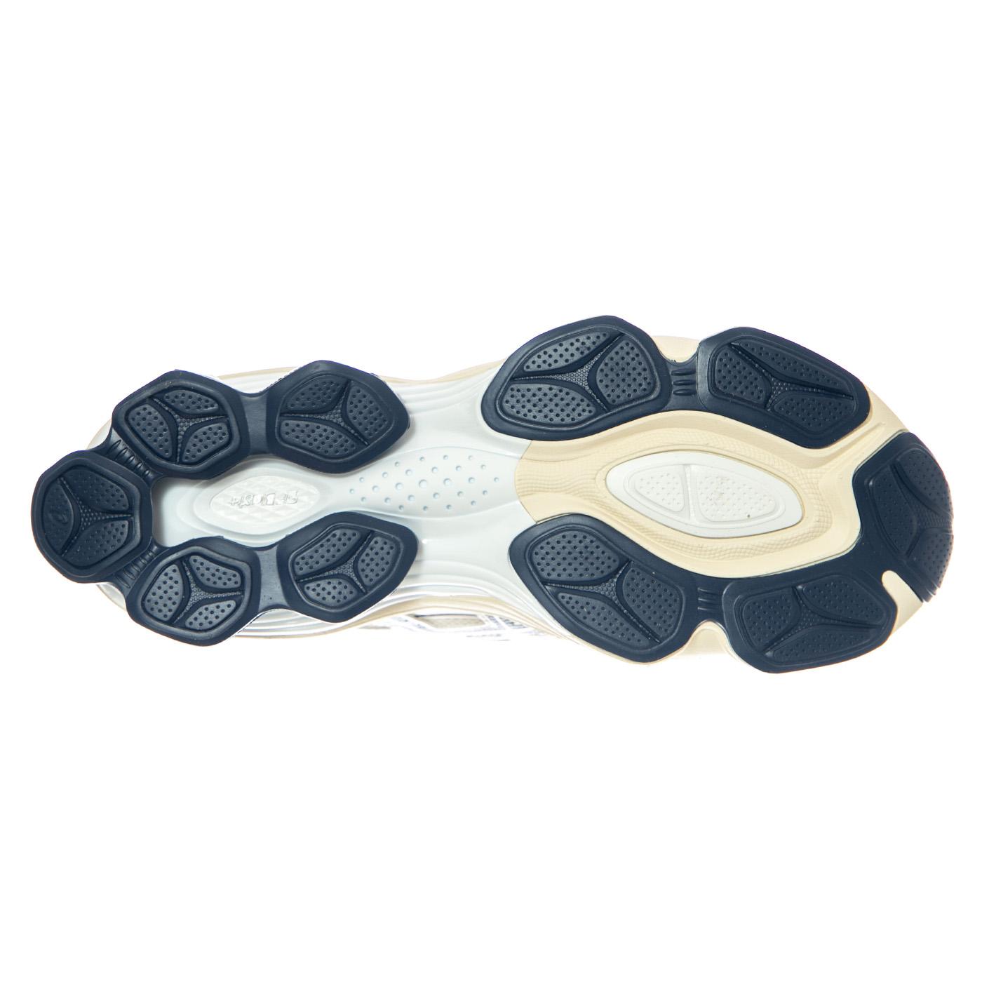 Gel-Kinetic Fluent - White / Independence Blue - Scarpe Stringate Uomo Bianche 1203A591-104 WHITE/INDEPENDENCE BLUE ASICS 