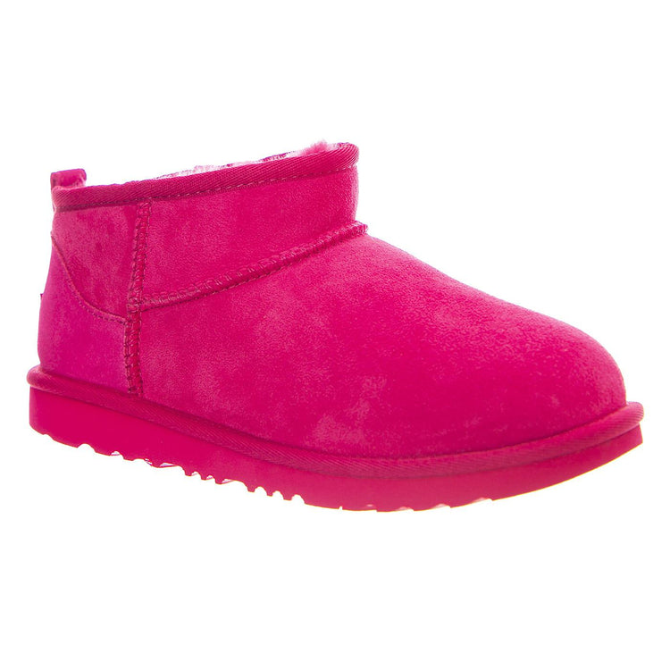 UGG Classic Ultra Mini Berry - Scarpe Bambino / bambina in Pelle Scamosciata Viola 1130750K BRY UGG 