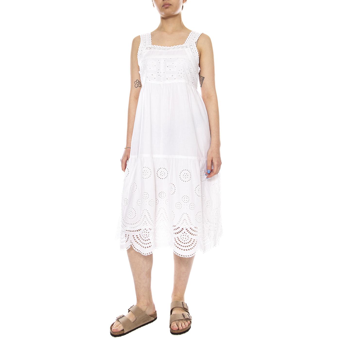 DRESSES WHITE - Abito Donna Lungo Bianco 4.75.051.10 100 MD'M 
