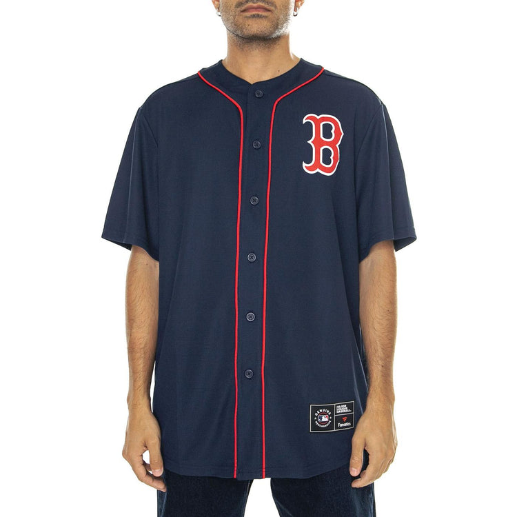 Boston Red Sox MLB Core Foundation Jersey Navy / Red - Camicia Maniche Corte Uomo Blu / Rossa 007N-4512-BQ-0IY  GENUINE 