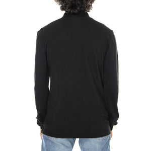 Classic 031 Long Sleeves Polo Shirt Black - Polo Maniche Lunghe Uomo Nera L1312-031 . LACOSTE 