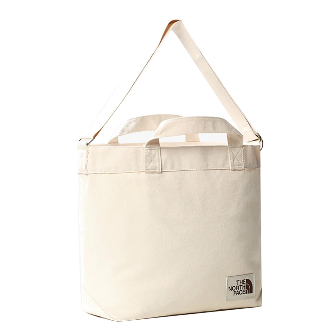 Adjustable Cotton Tote Haldom Graphic - Borsa Shopping Bag Beige NF0A81BRIX01  THE NORTH FACE 