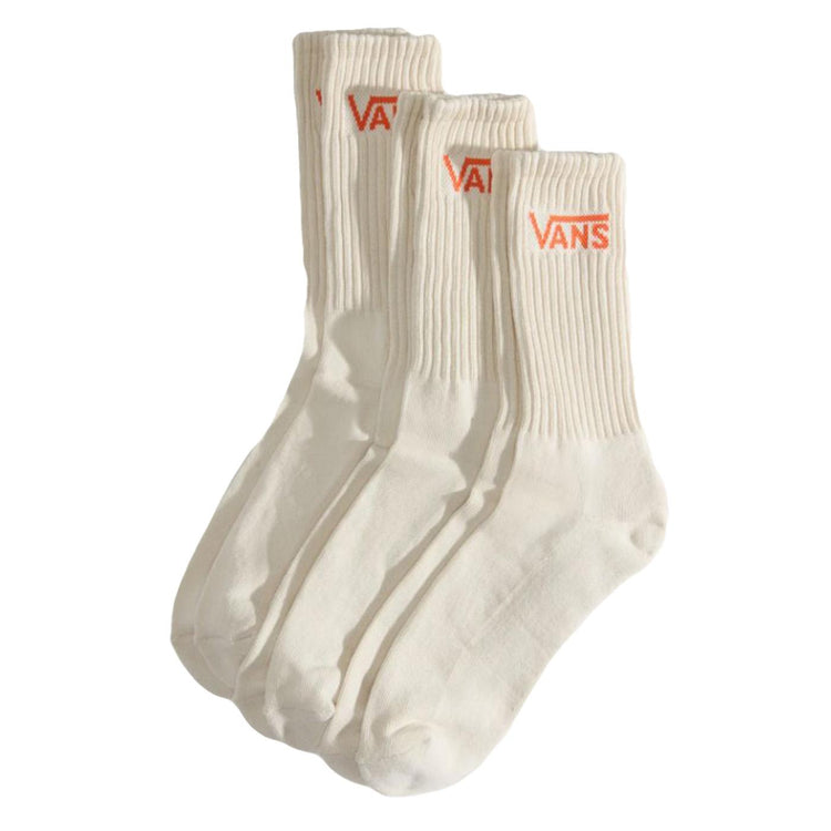 Classic Crew Rox Turtledove - Set 3 Paia di Calzini Crema VN000QBV DJR1 VANS 