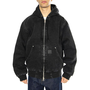 OG Active Rivet Jacket Black - Giacca con Cappuccio Uomo Nera I034316.8906  CARHARTT WIP 