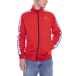 222 Banda Anniston Slim Jacket -  Red / White / Blue - Giacca Leggera Uomo Rossa 301EFU0-C37  KAPPA 