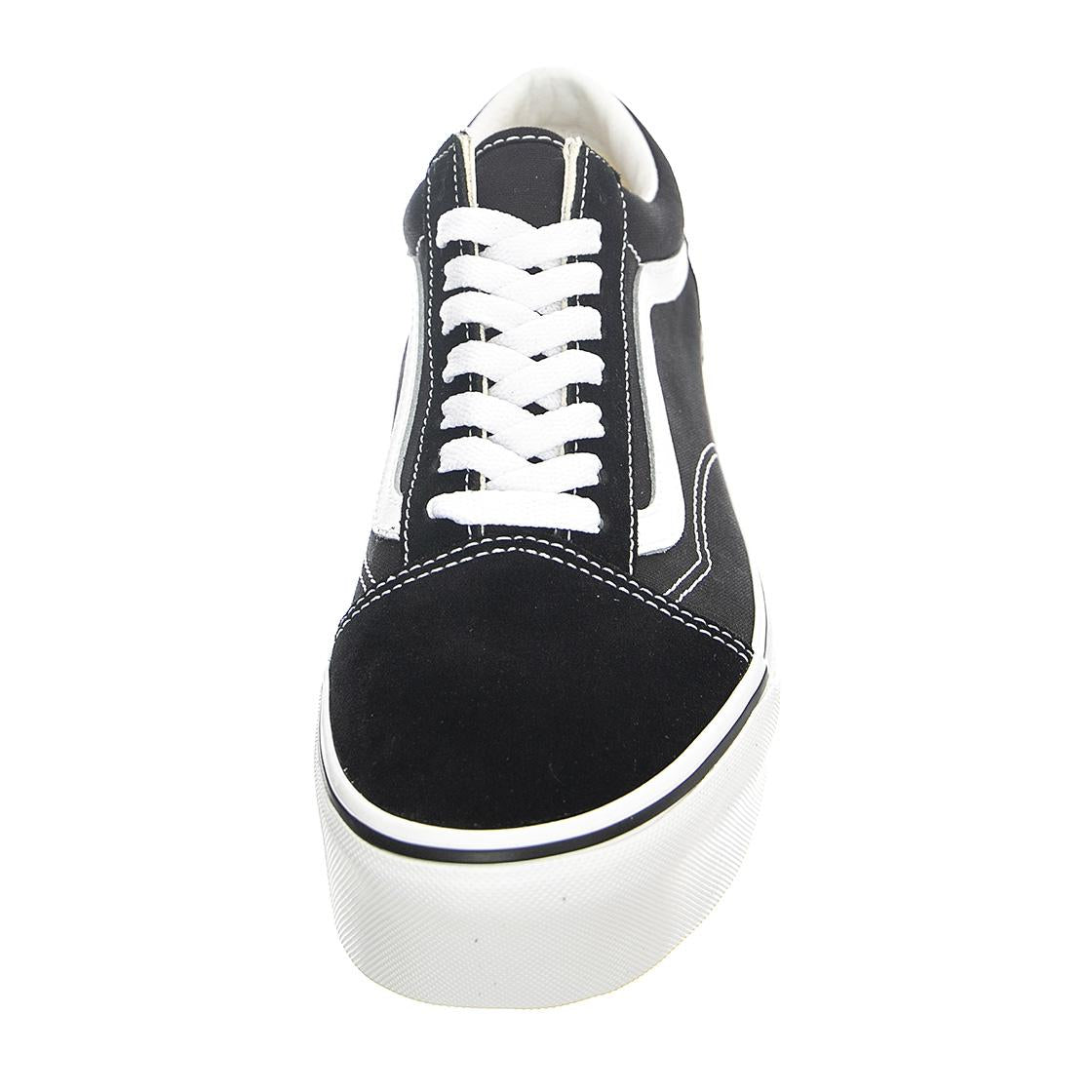 Womens UA Old Skool Stackform SUCV Black / White Lace-Up Shoes VN0A7Q5M6BT1  VANS 
