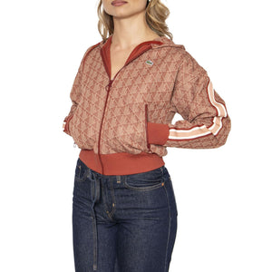 Sweatshirt GTI Hoody Brown - Felpa con Cappuccio Donna Marrone SF7606-GTI  LACOSTE 