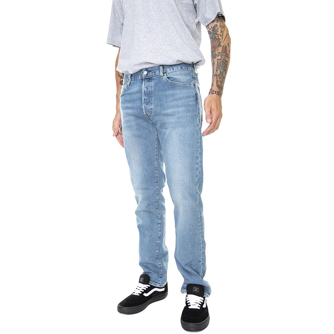 501 Levis Original Z1540 Light Indigo - Pantaloni Denim Jeans Uomo Blu 00501-3340  LEVIS 