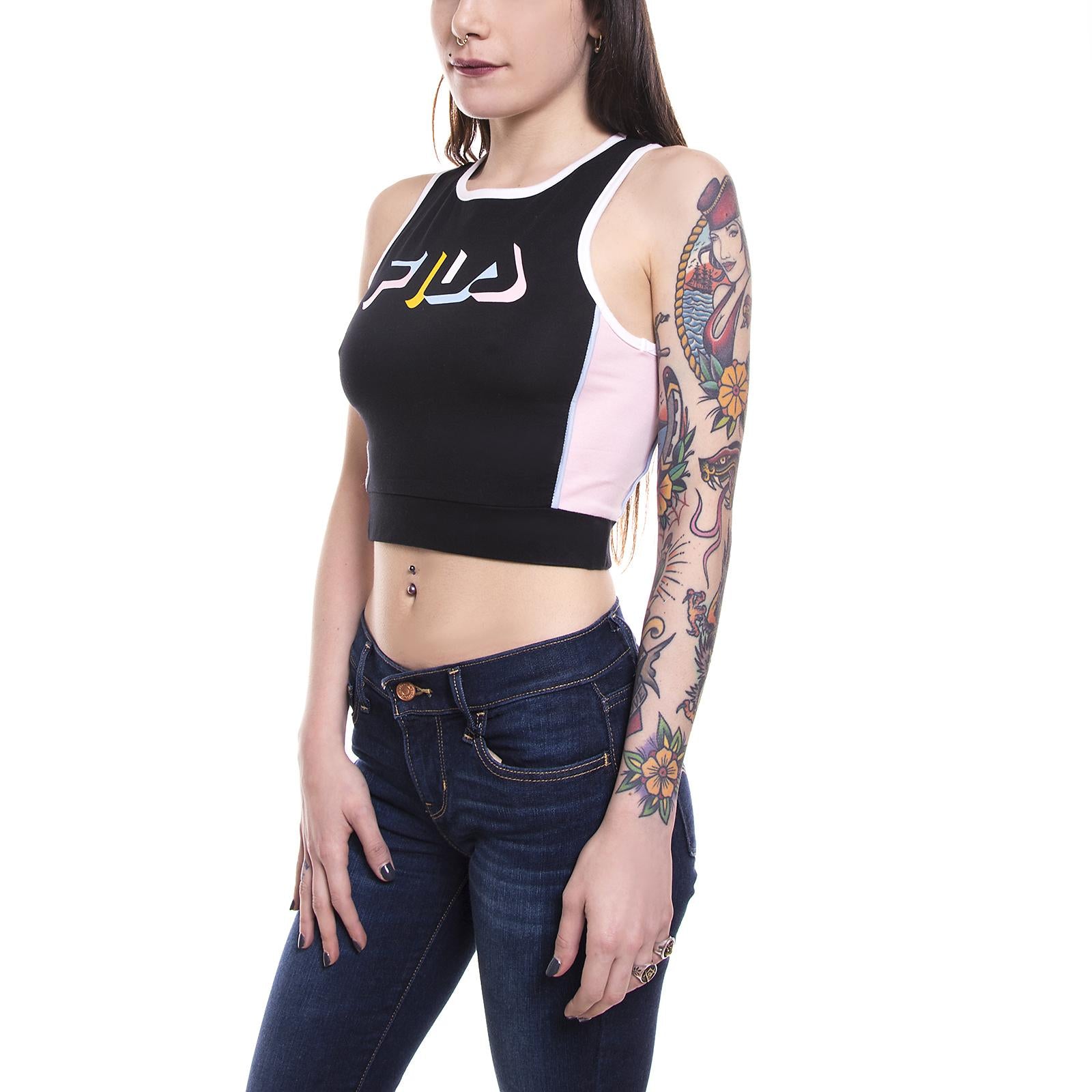 CROP TOP BLACK 76644_4  FILA 