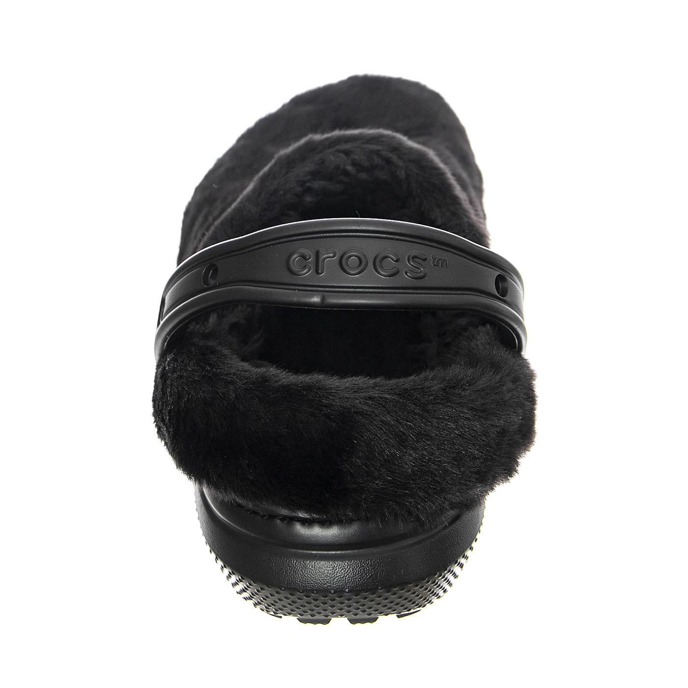 Classic Fur Sure W Black - Sandali Donna Neri CR.207303-BLK  CROCS 