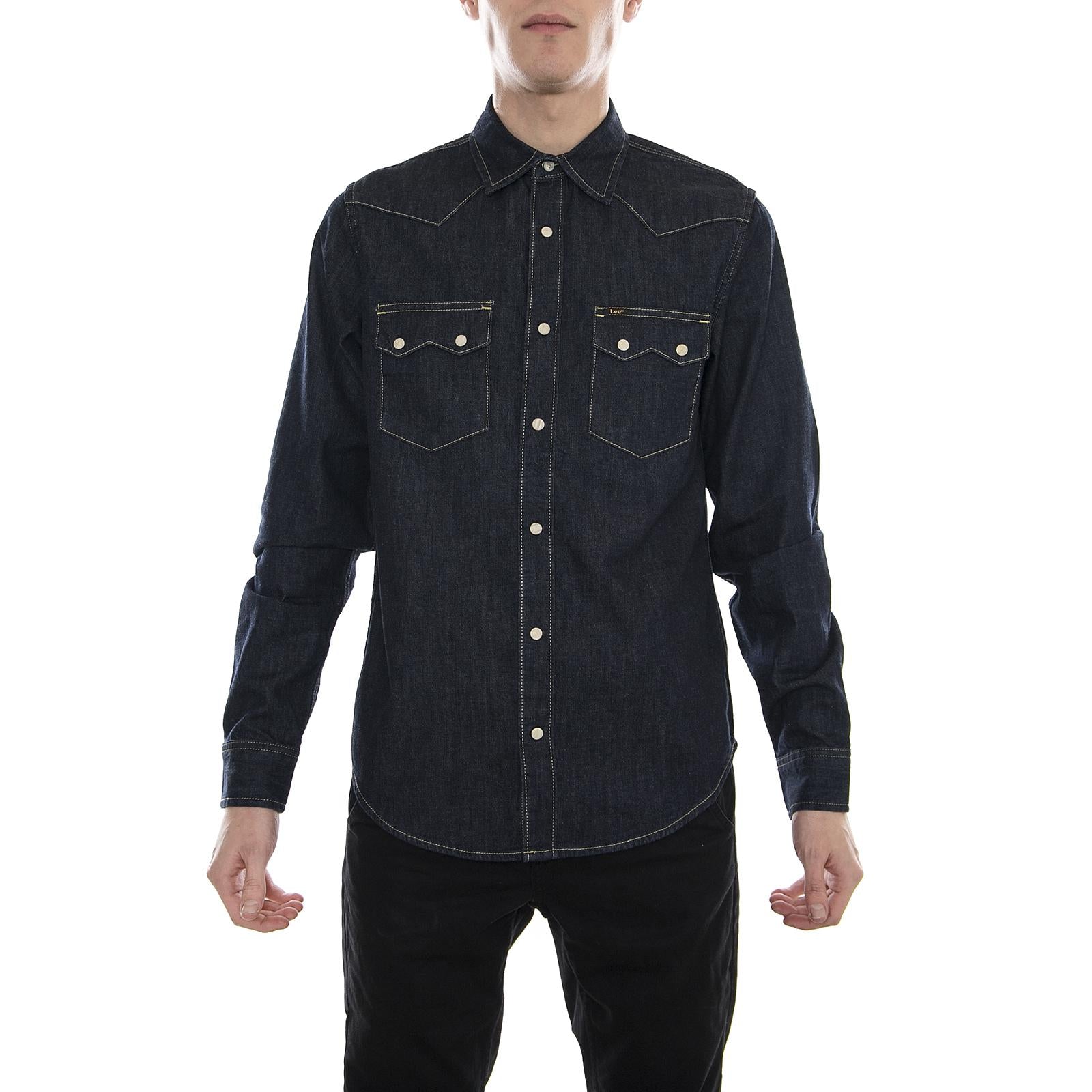 LEE RIDER SHIRT STONE RINSE L851AFCW  LEE 