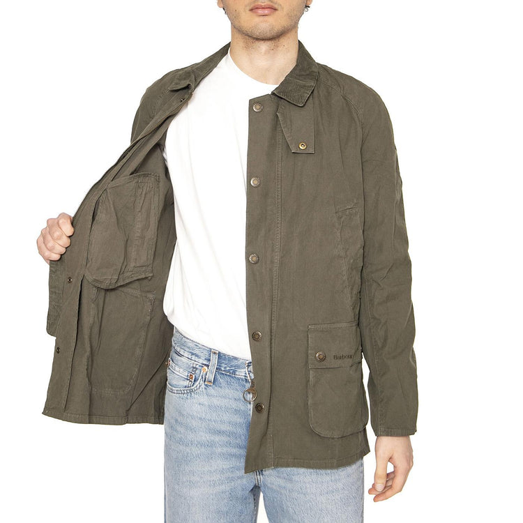 Ashby Casual Olive Jacket - Giacca Uomo Verde MCA0792-OL51-SS23  BARBOUR 
