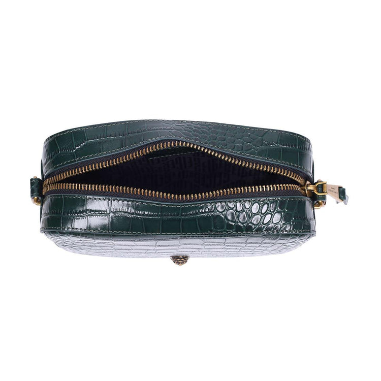 Shoredicth Camera - Borsa a Tracolla in Pelle Verde Scuro KGA8474171119-71  KURT GEIGER 