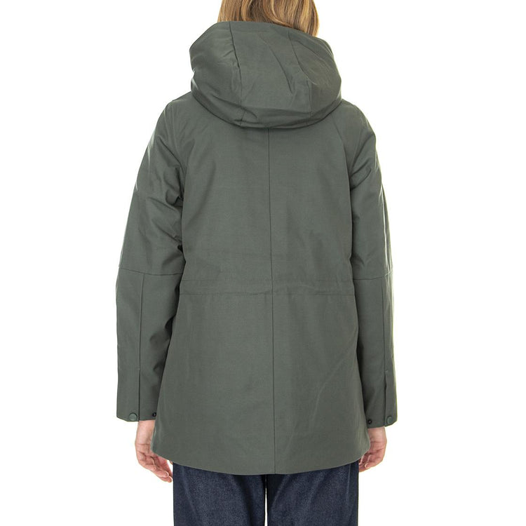 Lovisa Jacket Juniper Green - Giacca Invernale con Cappuccio Donna Verde 222330368-GRN  ELVINE 
