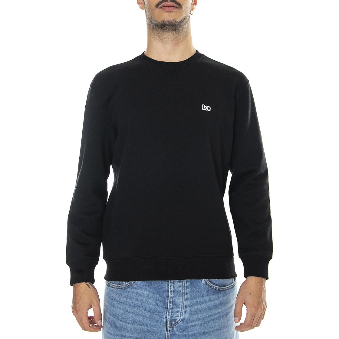 Plain - Felpa Girocollo Uomo Nera L81ITJ01  LEE 