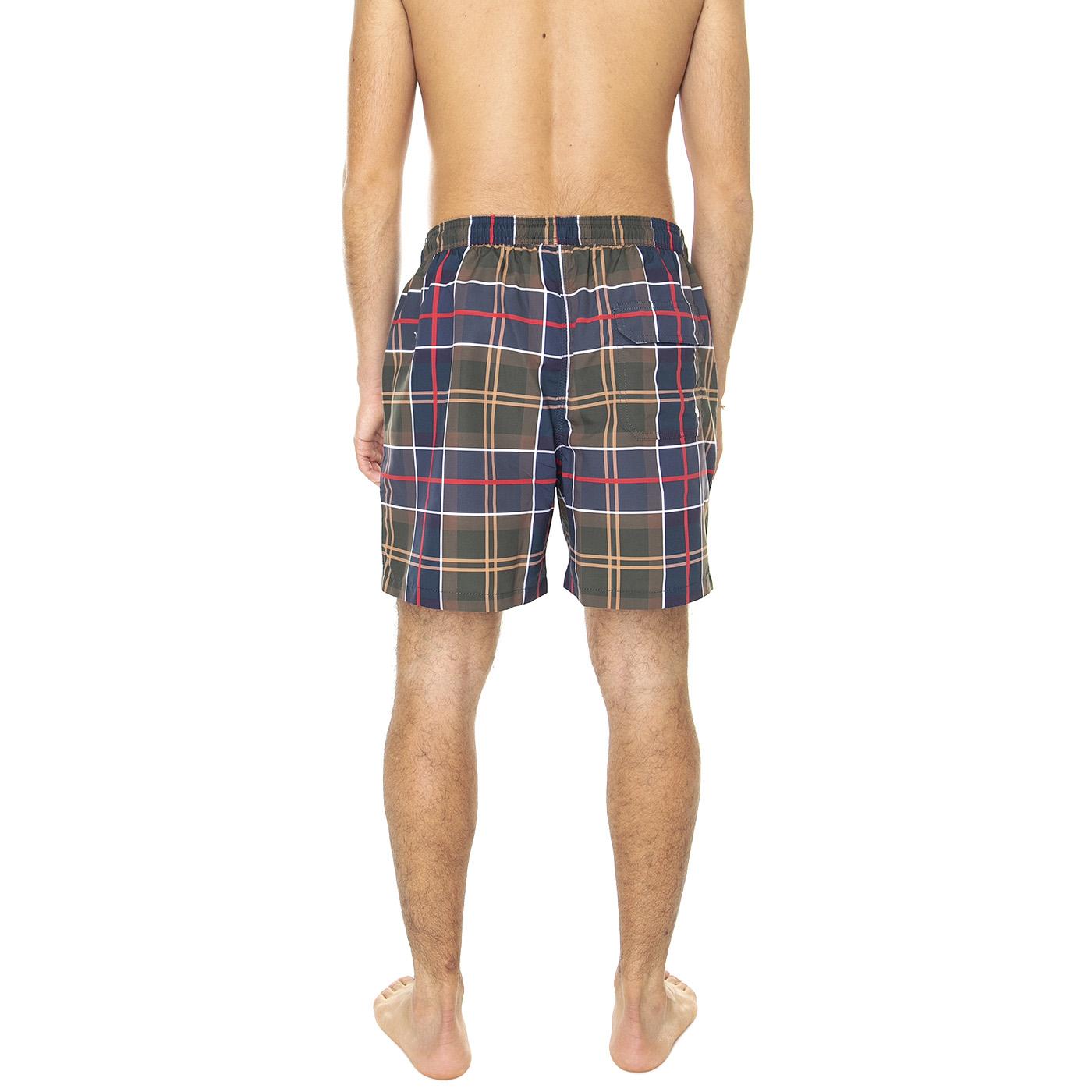 M' Tartan Swim Short Classic - Costume da Bagno Uomo Tartan / Multicolore MSW0010-TN11-SS23  BARBOUR 