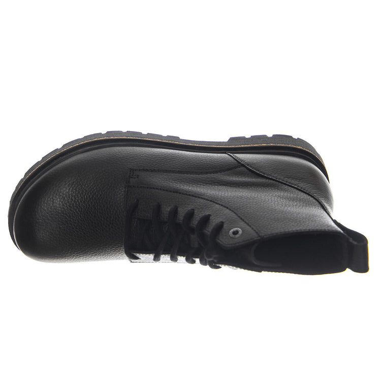 Highwood Lace Mid N Black, Natural Leather - Stivaletti Uomo Neri 1030756 . BIRKENSTOCK 
