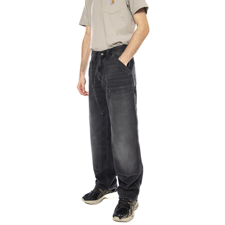 OG Double Knee Pant - Pantaloni Denim Jeans Uomo Neri I036273 89B7 CARHARTT WIP 