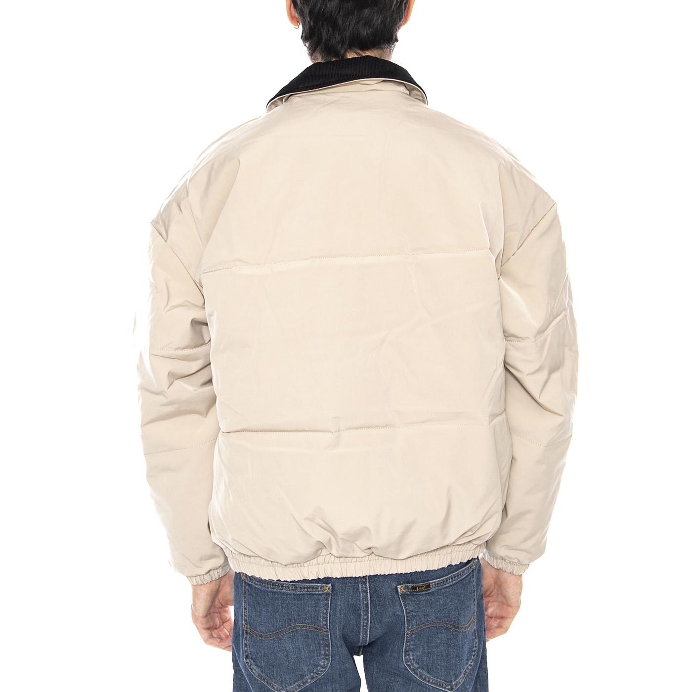 M' Whispers Jacket Feather Grey Multi - Giacca Invernale Uomo Beige 121800548-GYM  OBEY 