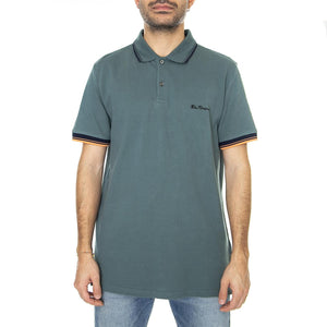 Signature Polo Jade - Polo Uomo Verde 59310-657  BEN SHERMAN 