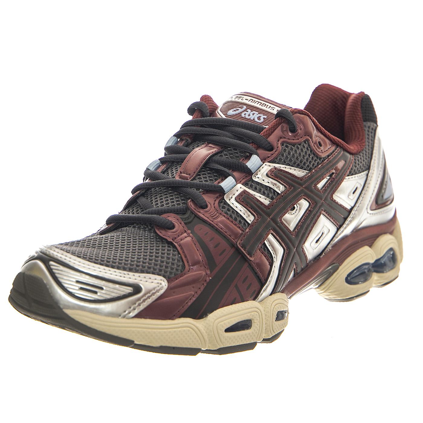Gel-Nimbus 9 Truffle Grey / Dark Cherry - Scarpe Profilo Basso Uomo Multicolore 1201A424-026  ASICS 