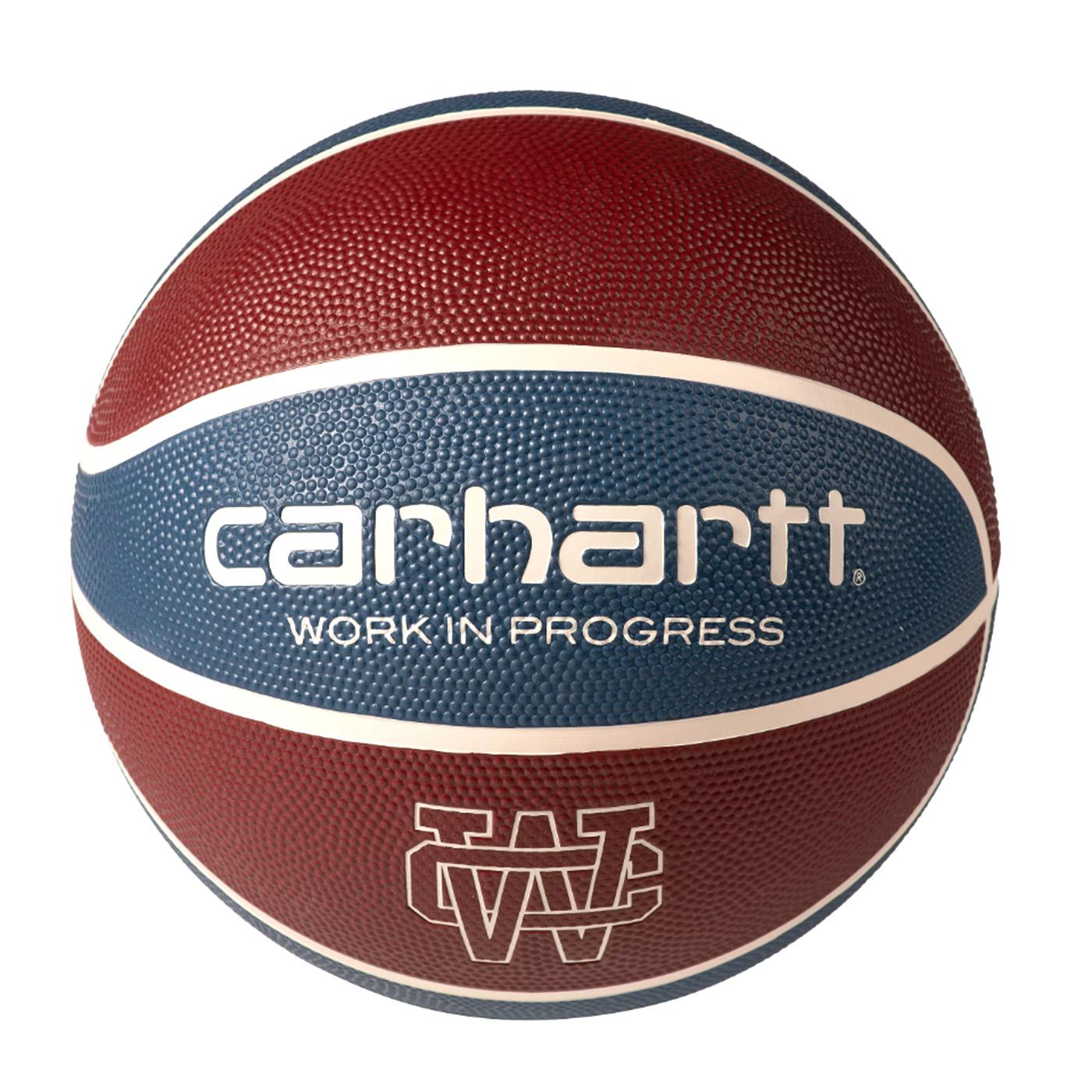 Spalding for Carhartt WIP Basketball Mulberry, Dusky Blue / Naturel - Pallone da Basket Multicolore I034908.2Z6XX  CARHARTT WIP 