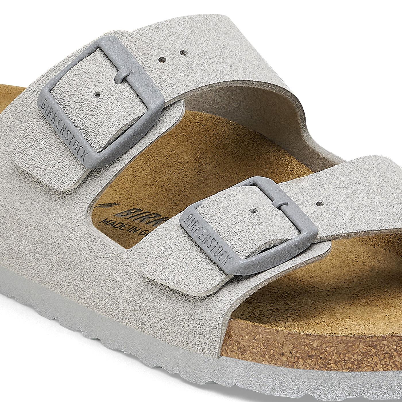 Arizona Bs Stone Coin Narrow Fit - Sandali Uomo Grigi - Calzata Stretta 1027696  BIRKENSTOCK 