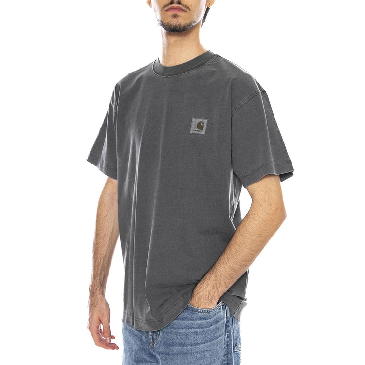 S/S Vista T-Shirt Black - Maglietta Girocollo Uomo Nera I030780.89GD . CARHARTT WIP 