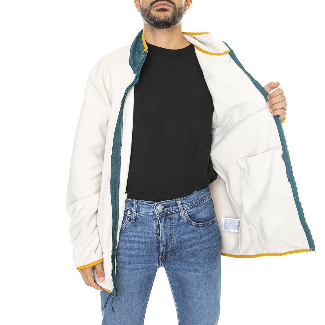 MT Vans Full Zip White / Blue - Felpa con Zip Uomo Bianca VN0000C5EKD1  VANS 