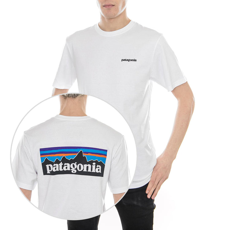 Mn P-6 Logo Responsibili-Tee - White - Maglietta Girocollo Uomo Bianca 39174-WHI  PATAGONIA 