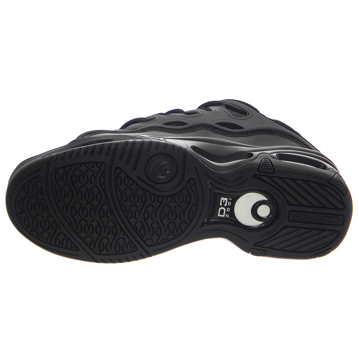 D3 2001 Foowear Black / Black / Black - Scarpe Uomo Nere 1141-OS001236  OSIRIS 