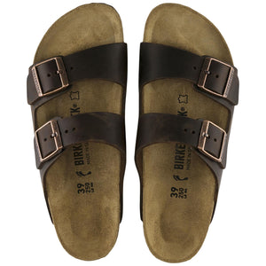 Arizona Habana Oiled Sandals - Leather Brown - Sandali Uomo / Donna Marroni - Calzata Stretta 052533  BIRKENSTOCK 