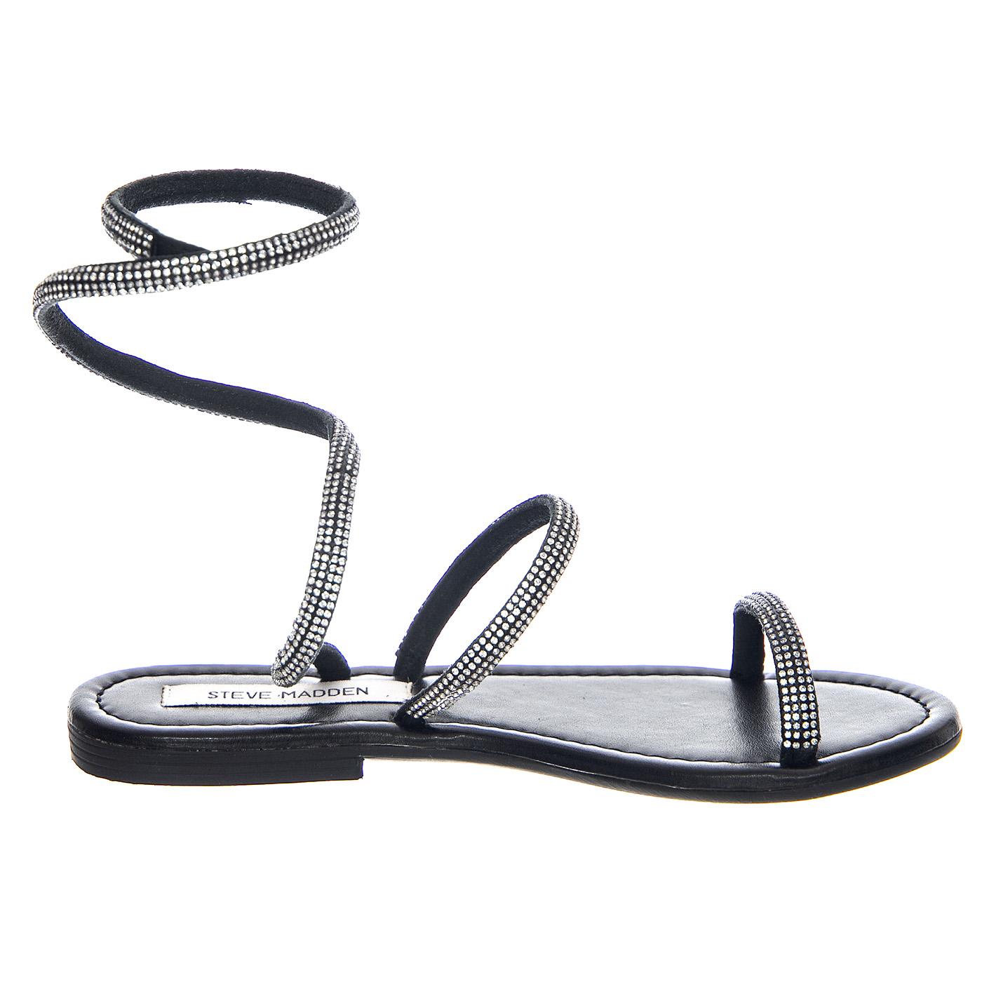 Sociable Black / Silver - Sandali Donna Argento SMSSOCIABLE-BLKSIL  STEVE MADDEN 