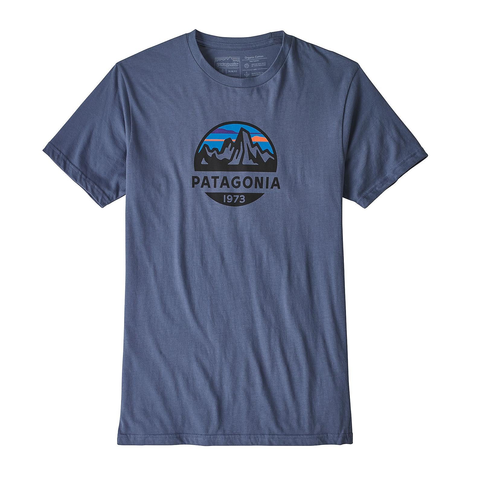 Fitz Roy Scope Organic T-Shirt Dolomite Blue 39144-DLMB  PATAGONIA 
