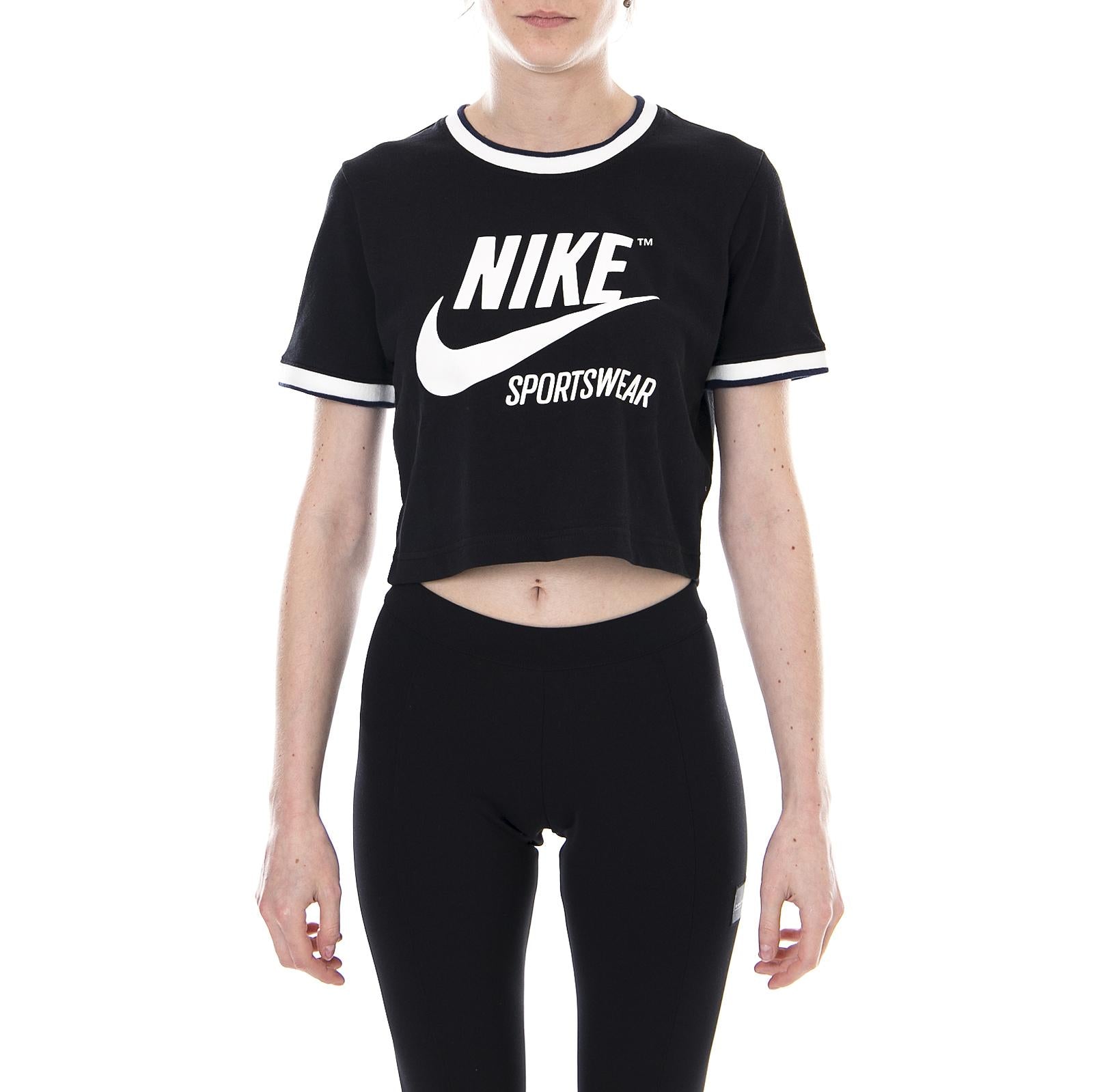 Women s Nike Sportswear Top BLACK AA1184-010  NIKE 