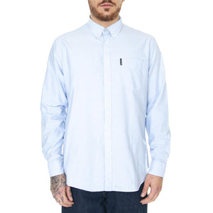 Signature Gots Organic Oxford Sky - Camicia Uomo Blu 65094-120  BEN SHERMAN 