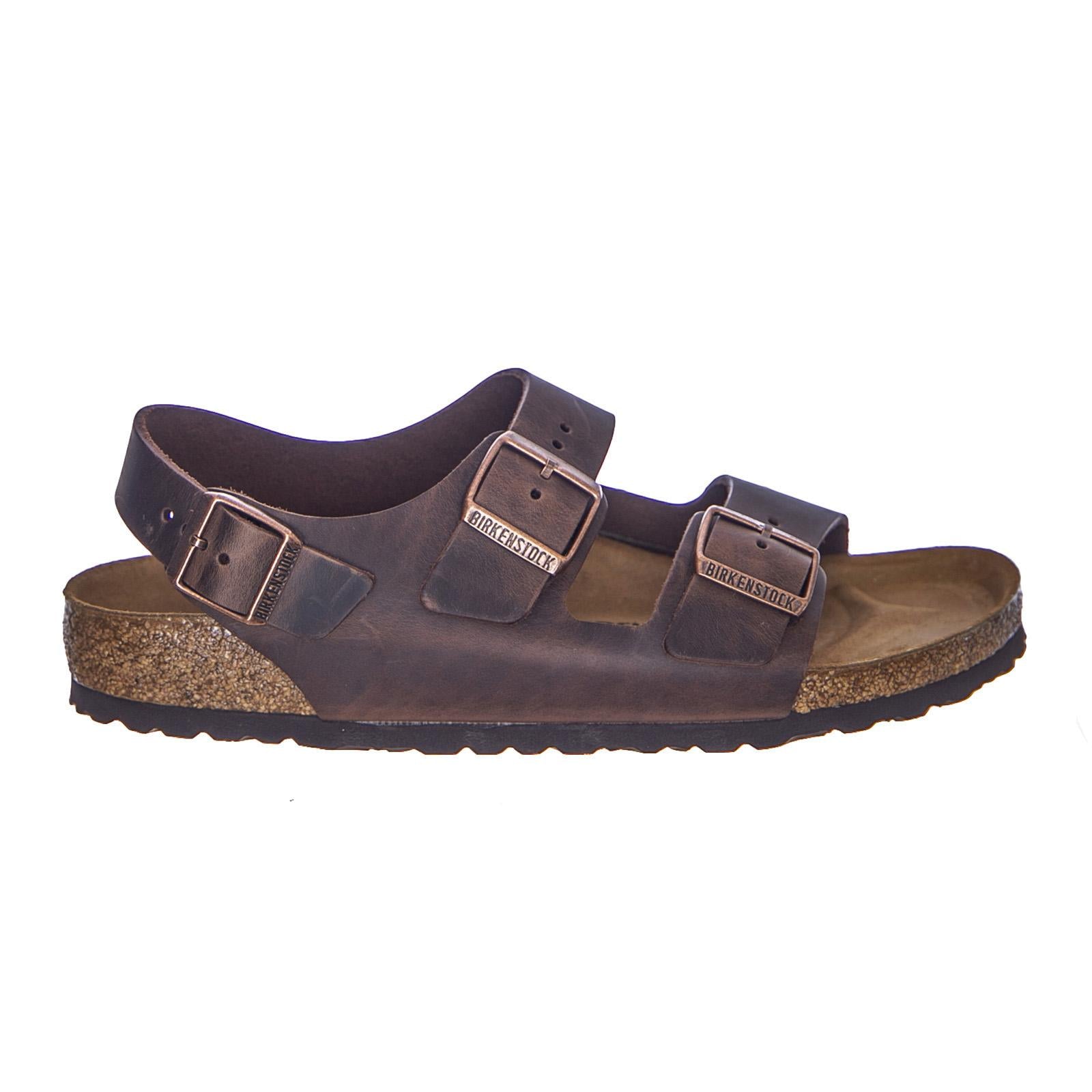 Milano - Habana Brown - Sandali Uomo / Donna Marroni - Calzata Stretta 034873 . BIRKENSTOCK 