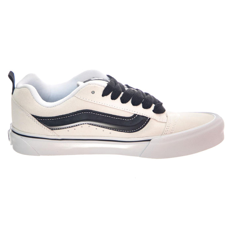 Knu School Suede White / Black - Scarpe Profilo Basso Uomo Bianche VN0009QCYB21  VANS 
