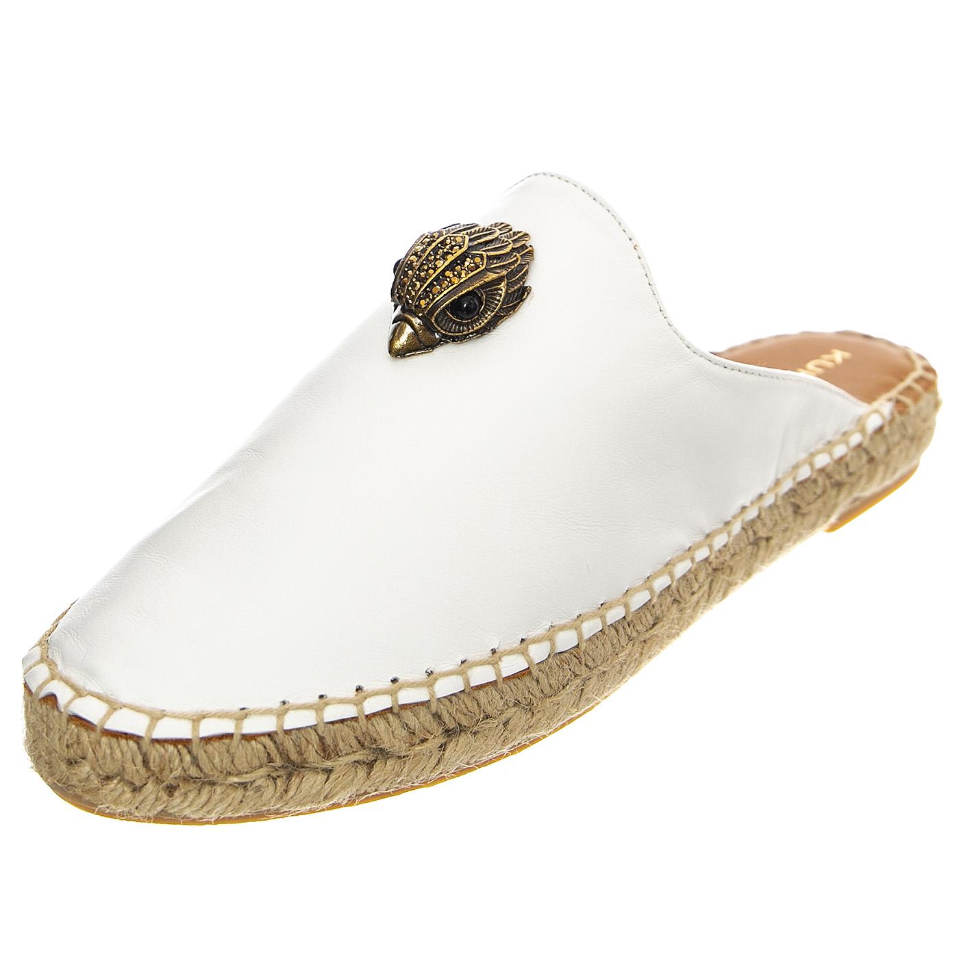 Morella Eagle Mule White Leather - Sandali Donna Bianchi KGS8879510109-10  KURT GEIGER 
