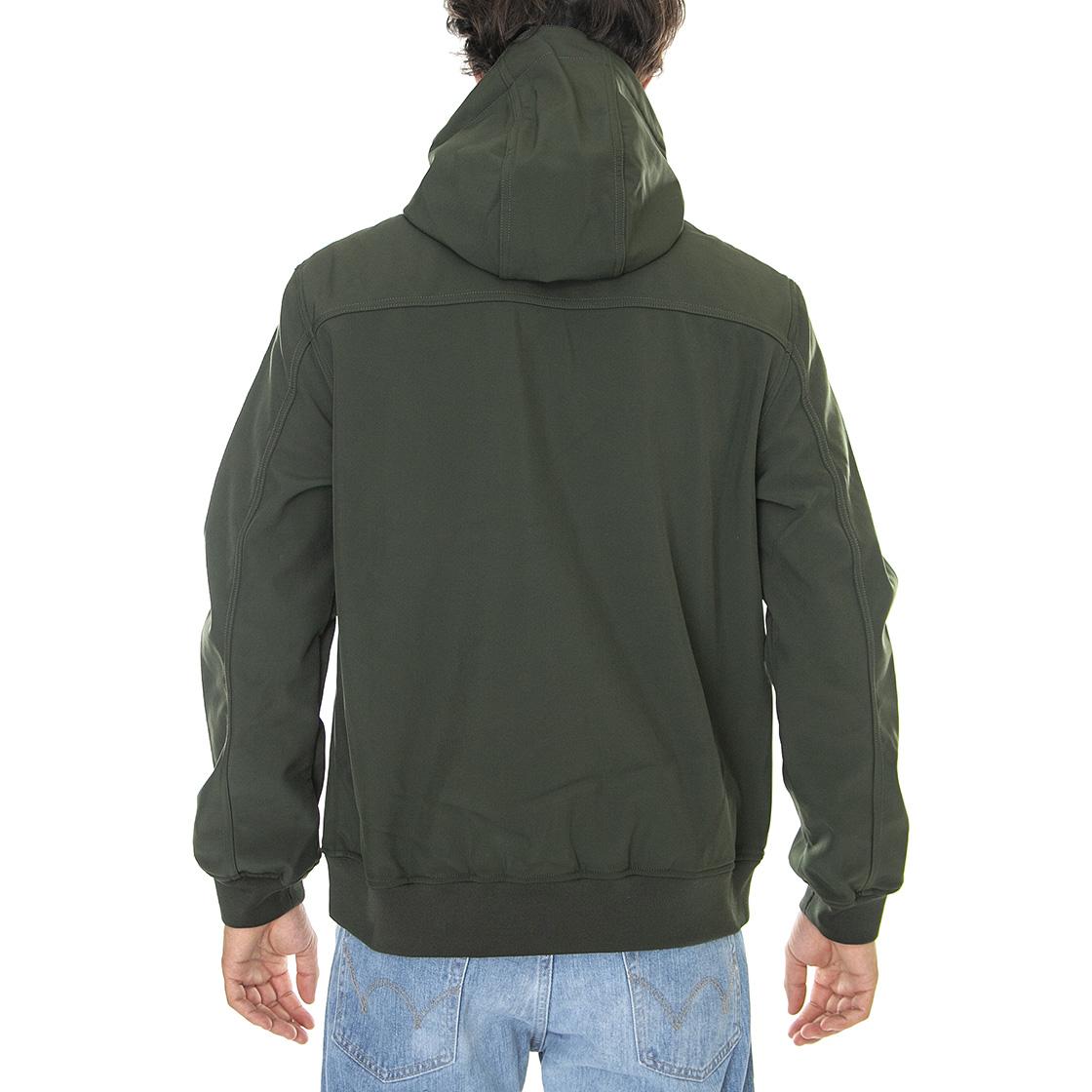 Rudd Softshell Evergreen - Giacca Invernale con Cappuccio Uomo Verde 222F4RFB0357-GRN  FARAH 
